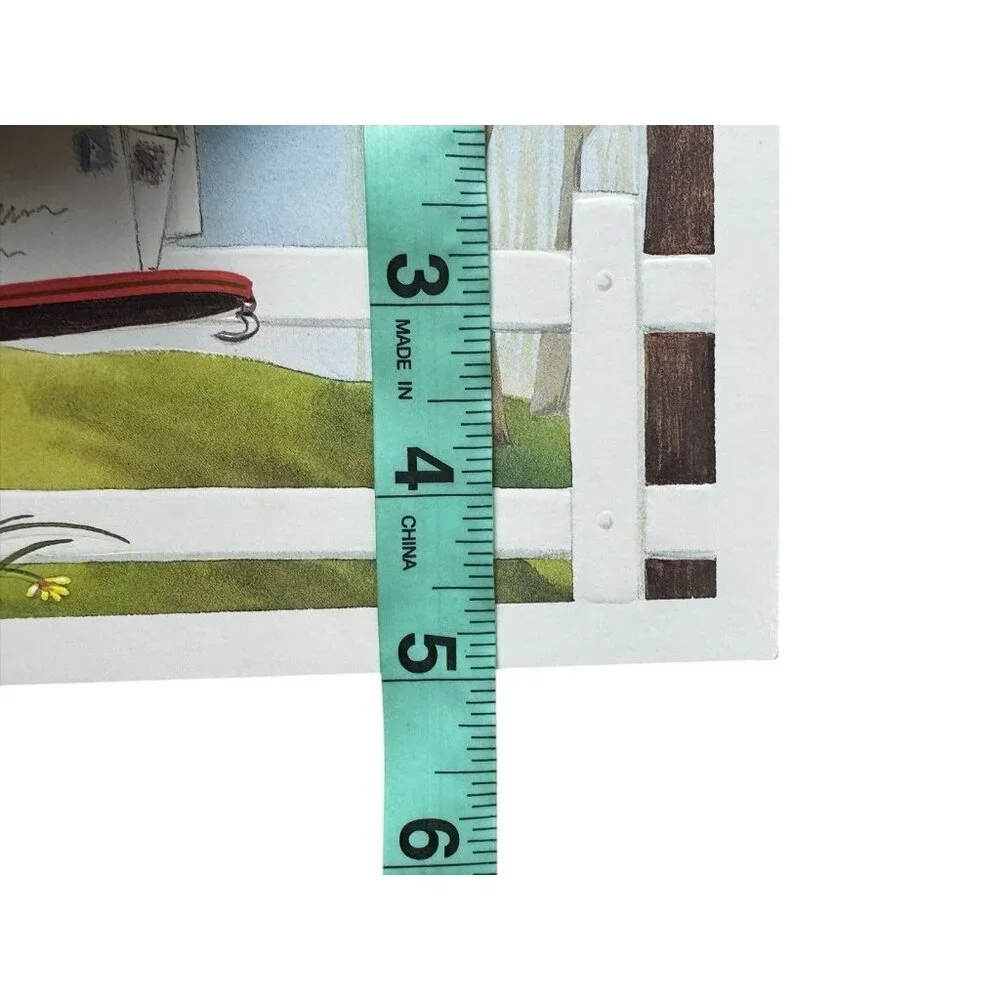 Famous Artists Studios To Cheer You Greeting‎ Card Bird On A Mailbox USA Made